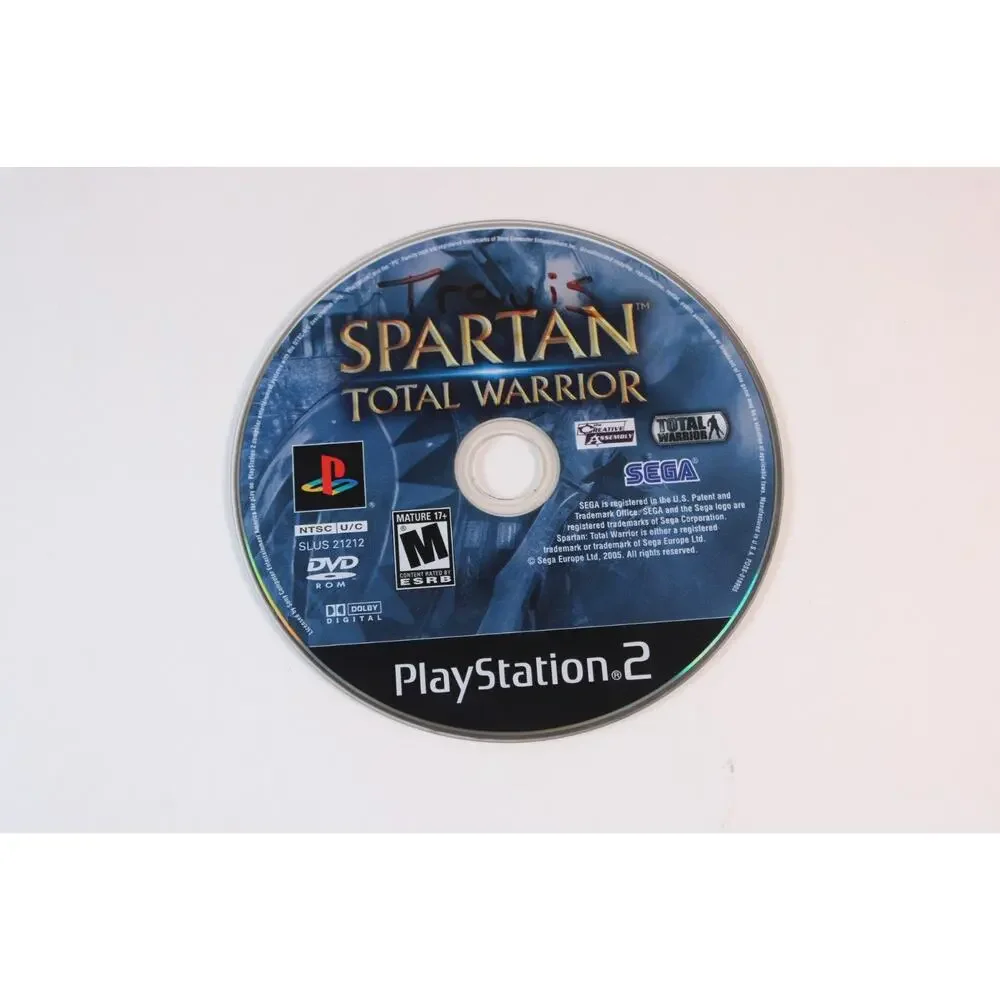 Spartan: Total Warrior (Sony PlayStation 2, PS2) Game Disc Only, Tested/Works
